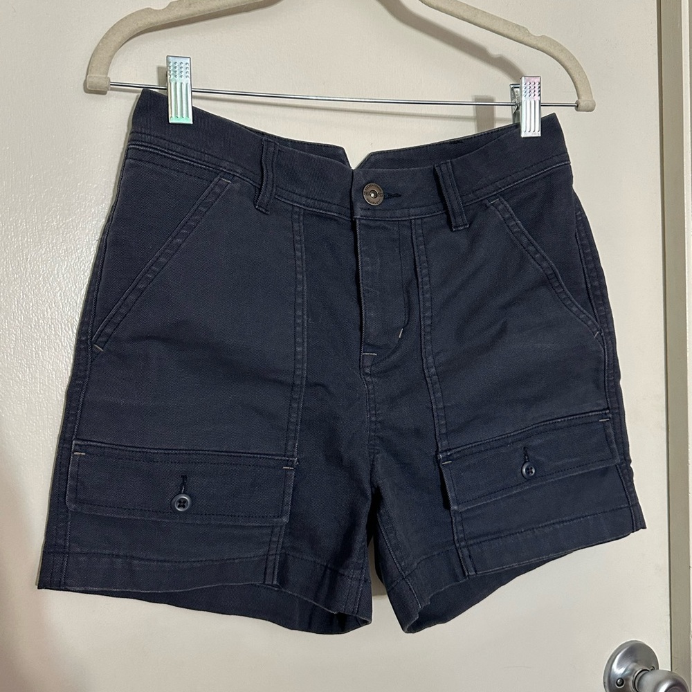 Women's Navy Cargo Shorts